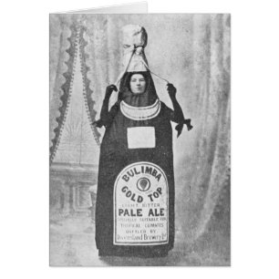 Vintage anthropomorphe Werbung