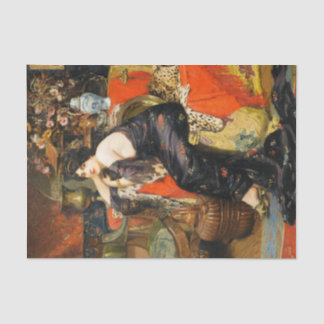Vintage antike Frauenportrait Decoupage Seidenpapier