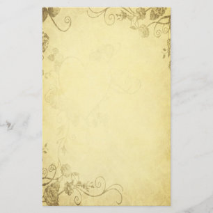 Vintage antike Hochzeitssaison Briefpapier