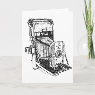 Vintage antike Kamera Karte