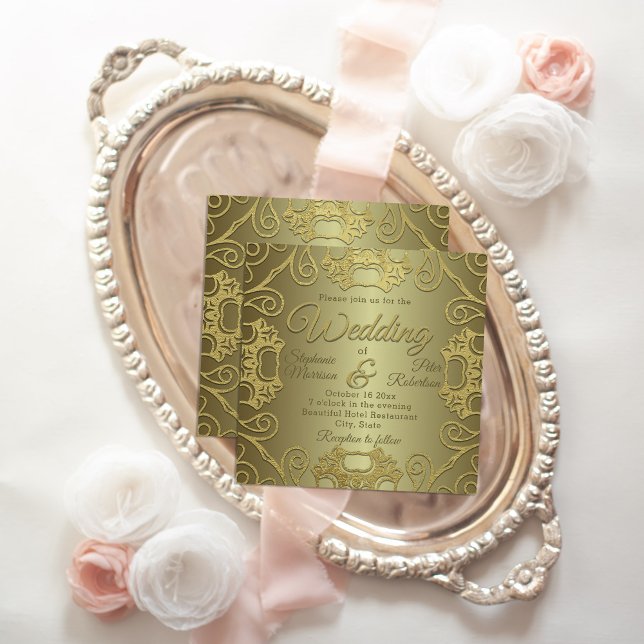 Vintage antike Königliche Extravagante Hochzeit Einladung (Von Creator hochgeladen)