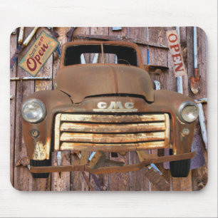 Vintage antike LKW Antiquitäten Mousepad