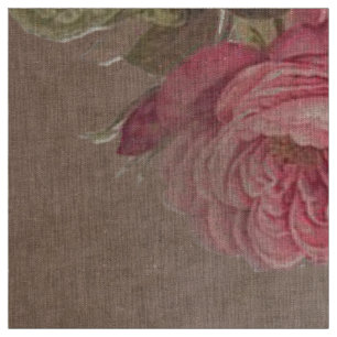 Vintage antike Rosen des Gewebe-Shabby Chic Stoff