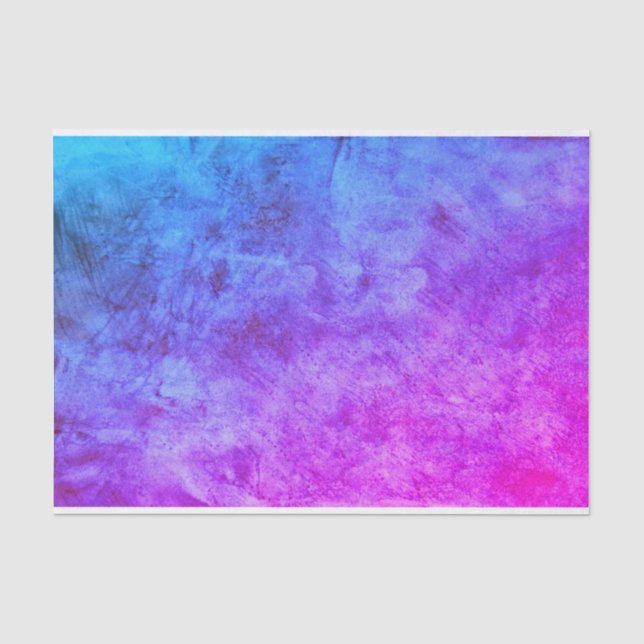 Vintage antike Textur Rosa blaue Dekoration Seidenpapier (Vorderseite)