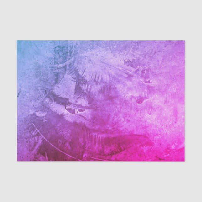 Vintage antike Textur Rosa Lila Decoute Seidenpapier (Vorderseite)