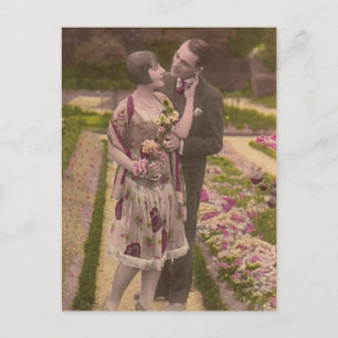 Vintage Antique Romantique Couples Cartes et Cadea