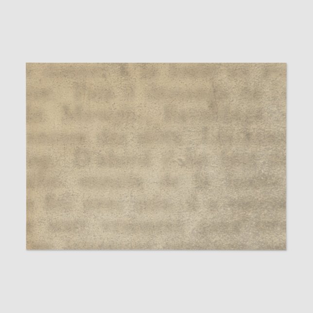 Vintage Antique Sepia Buchseite Dekoupage Textur Seidenpapier (Vorderseite)
