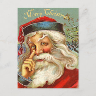 Vintage Antique Weihnachtsmann Weihnachten Postkar