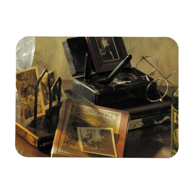 Vintage Antiquitäten und nostalgische Mementos Magnet (Horizontal)