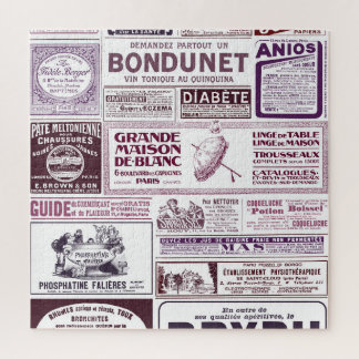 Vintage Anzeigen in der französischen Zeitung 1910