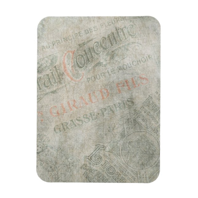 Vintage Anzeigenkollektion für Paris Magnet (Vertikal)