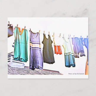 Vintage Anzüge Postkarte