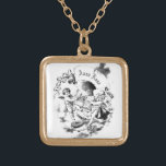 *~* Vintage AP40 Cherub Reading Books Vergoldete Kette<br><div class="desc">(Suche nach AP40 für ähnliche Designs )) Gold plattierte Vintage NECKLACE - SQUARE Angels . PERSONALISIEREN und KÖNNEN Sie mit Ihrem Namen, der auf dem SCROLL erscheint. Viktorianische Vintage Retro Alte antike GRAVED Classic Art of ANGELS / CHERUBS / CUPIDS Lektüre BÜCHER UND SKROLLS. * Energetisch Enhanced Romantic Vintag Retro...</div>