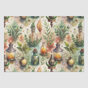 Vintage Apothekarflaschen Muster (1) Seidenpapier