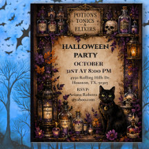 Vintage-Apotheke-Halloween-Party