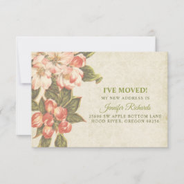 Vintage Apple-Blossom nur bewegte Karte