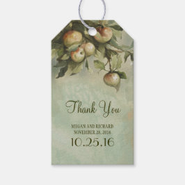 Vintage Apple Tree Wedding Vielen Dank Geschenkanhänger