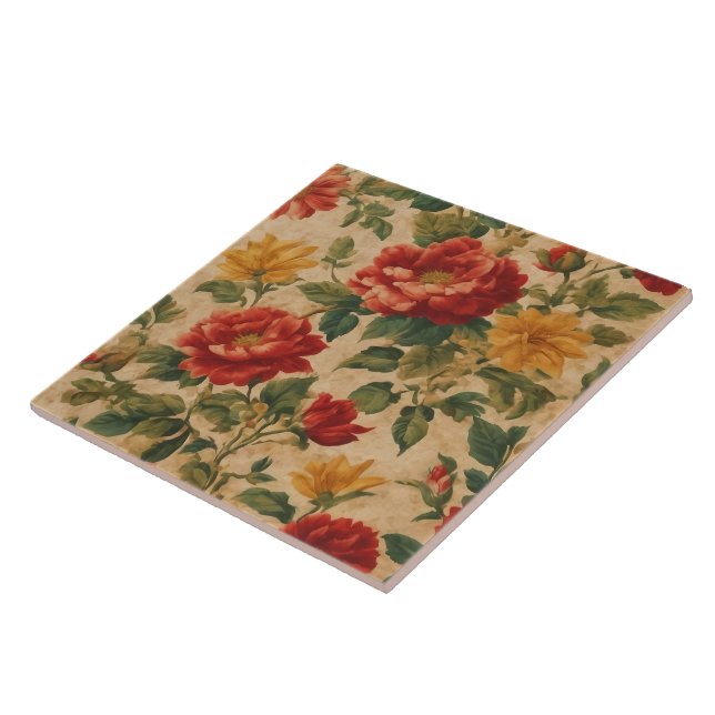 Vintage Aquarellbilder - Moderne Kollektion Fliese (Seite)