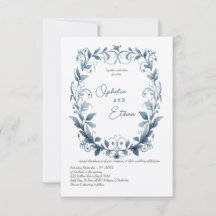 Vintage Aquarellmühle Hochzeit Einladung