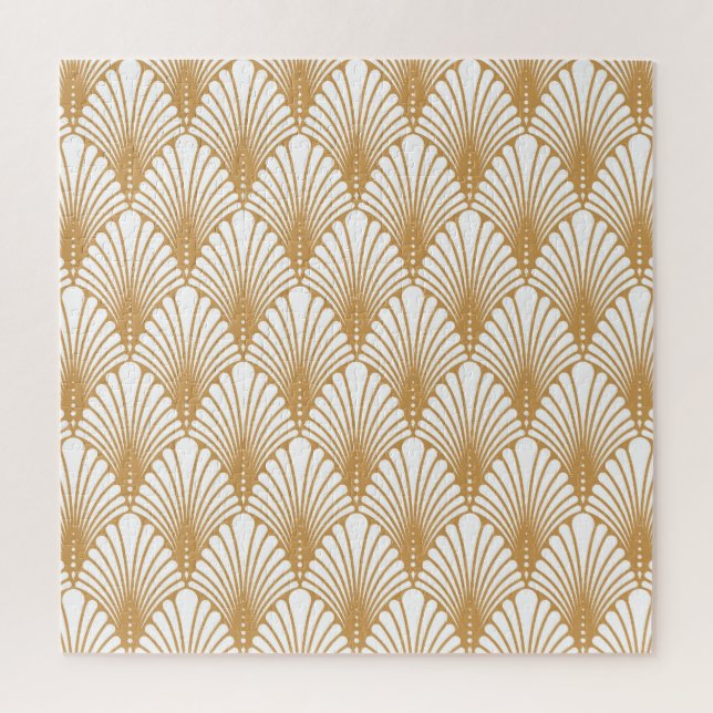 Vintage Arabesque Geometrisches Nahtloses Muster (Vertikal)