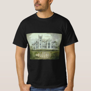 Vintage Architektur, französische Schlossböden T-Shirt