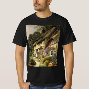 Vintage-Architektur, Landhaus-Cottage T-Shirt