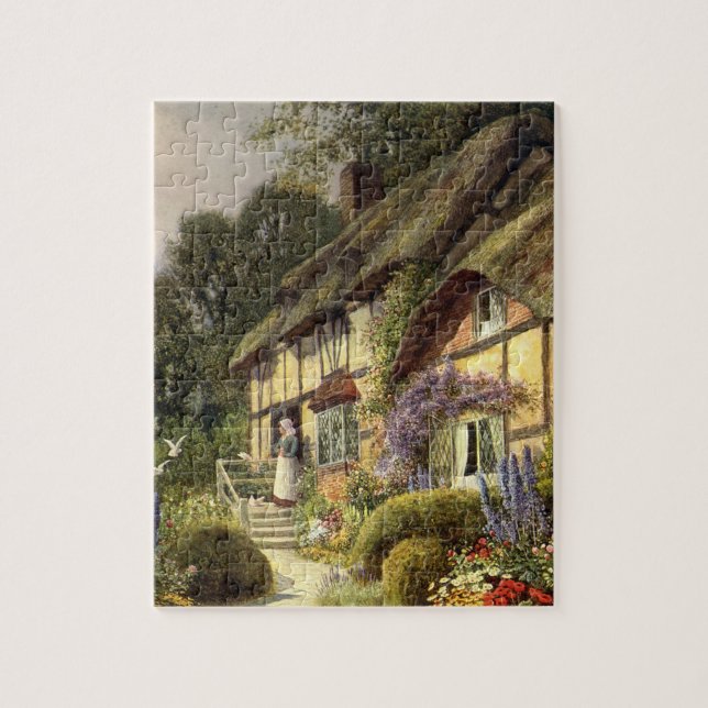 Vintage Architektur, Landhaus Hütte (Vertikal)