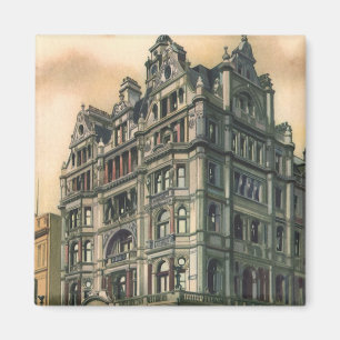 Vintage Architektur Queens Hotel Leicester Square Magnet