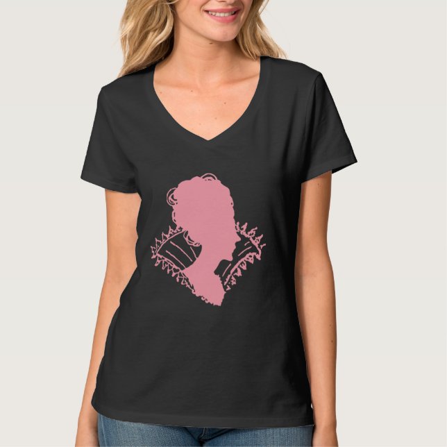 Vintage aristokratische Frau T-Shirt (Vorderseite)