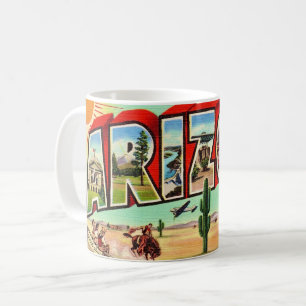 Vintage-Arizona-Postkarte Kaffeetasse