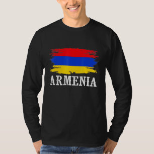 Vintage Armenien-Flagge Ich liebe Armenien T-Shirt
