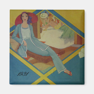 Vintage Art 1931 Magnet