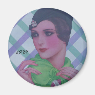Vintage Art 1932 Magnet
