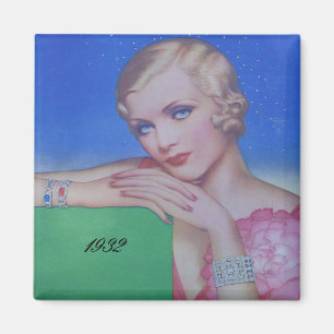 Vintage Art 1932 Magnet