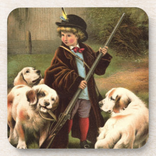 Vintage Art Cork Coaster Untersetzer