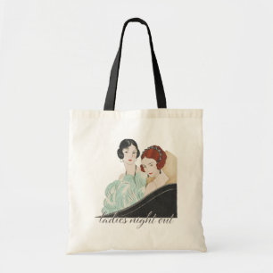 Vintage. Art Deco Damen. Tragetasche