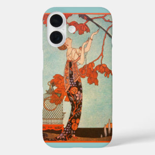 Vintage Art Deco, Flatterhafter Vogel von George B title_seo2