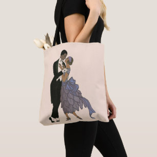 Vintage Art Deco Frischvermählte, Braut und Bräuti Tasche