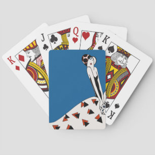 Vintage Art Deco - Für Alle - Schüchtern Spielkarten