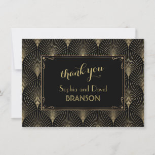 Vintage Art Deco Great Gatsby Hochzeit DANKE