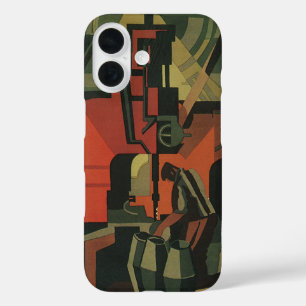 Vintage Art Deco Industrie iPhone 16 Hülle