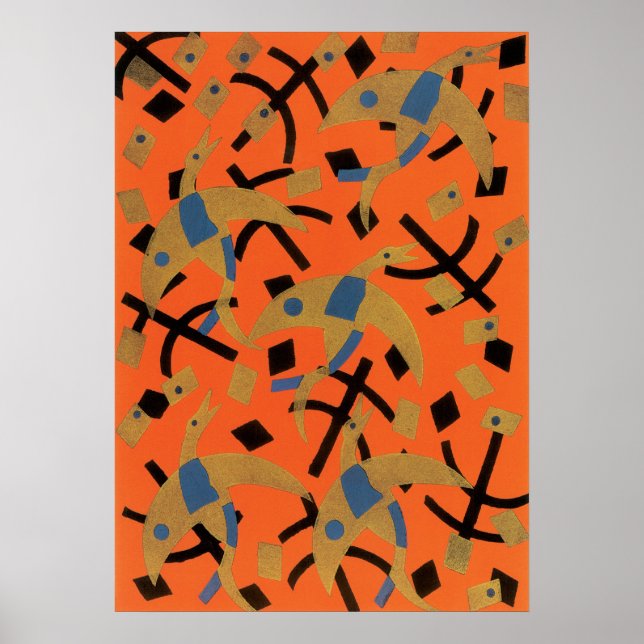 Vintage Art Deco Jazz Poster (Vorne)