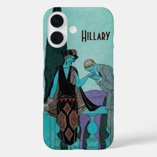 Vintage Art Deco La Villa d'Este von George Barbie iPhone 16 Hülle