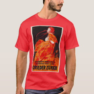Vintage Art Deco Modeposter T-Shirt