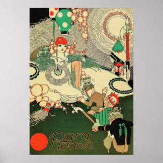 Vintage Art Deco - Para Todos - Poster