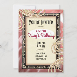 Vintage Art-Deco-Party Einladungen