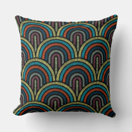 Vintage Art Deco Throw Kissen