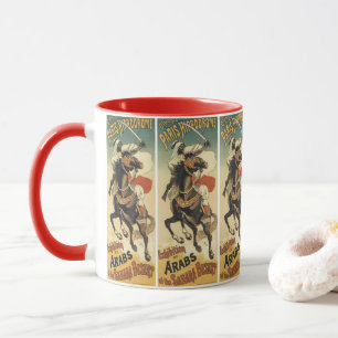 Vintage Art Nouveau, Araber der Sahara-Wüste Tasse
