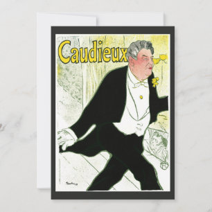 Vintage Art Nouveau, Caudieux von Toulouse Lautrec