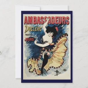 Vintage Art Nouveau Flamenco-Tänzerin, Ambassadeur